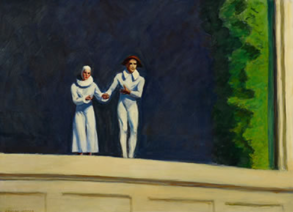 Edward Hopper, Two Comedians