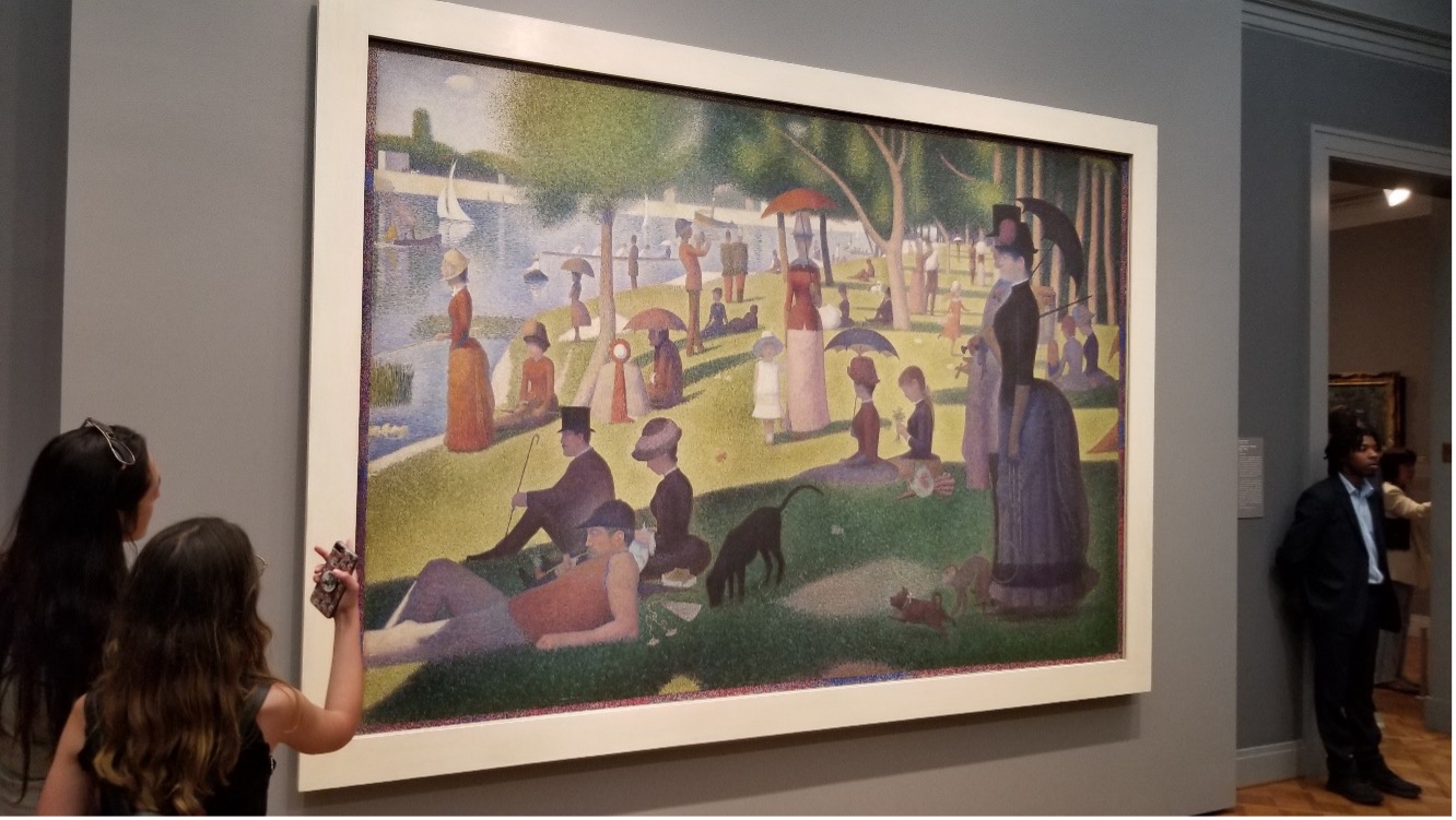 Georges Seurat. A Sunday Afternoon on the Island of La Grande Jatte, 1884.